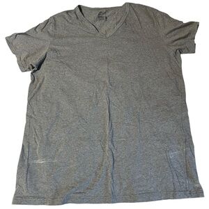 Jockey Men's Heather Gray V-Neck Tee